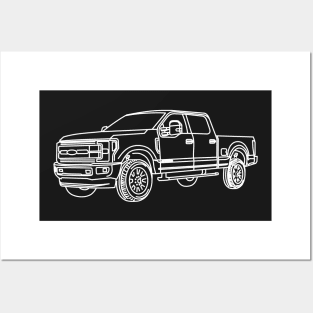 Ford F250 Super Duty Posters and Art